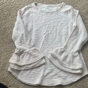 cream St. John’s Bay long-sleeved top